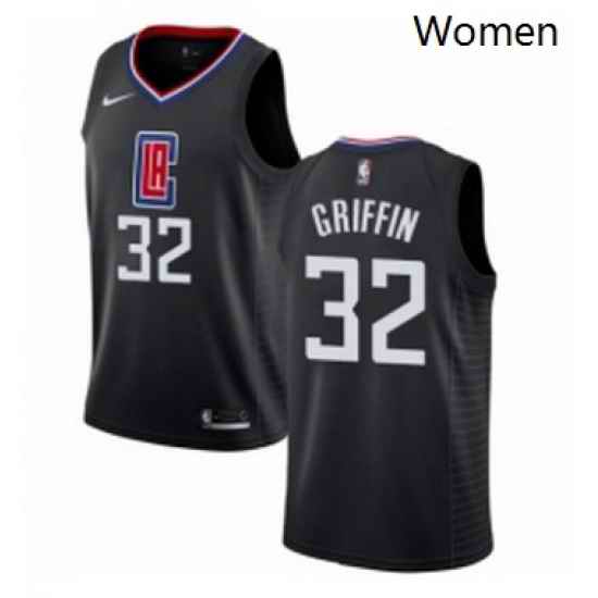 Womens Nike Los Angeles Clippers 32 Blake Griffin Swingman Black Alternate NBA Jersey Statement Edition